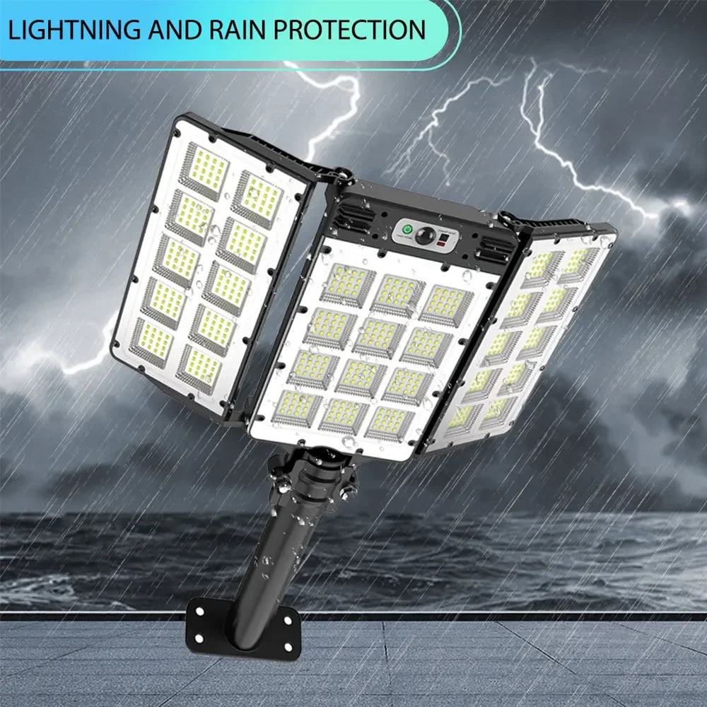 Outdoor Solar Lights Motion Sensor Waterproof LED Flood Lamp