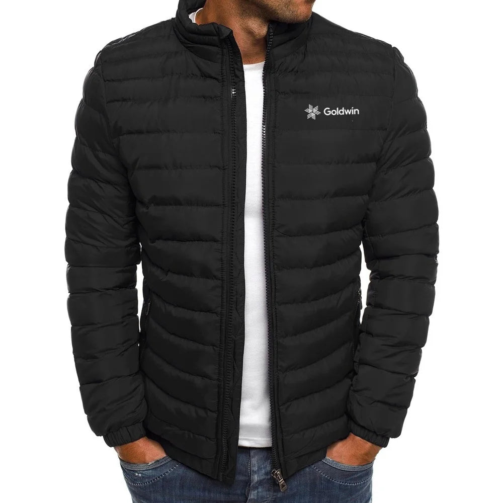 Goldwin Mens Autumn Winter Parker Zipper Jacket Filled