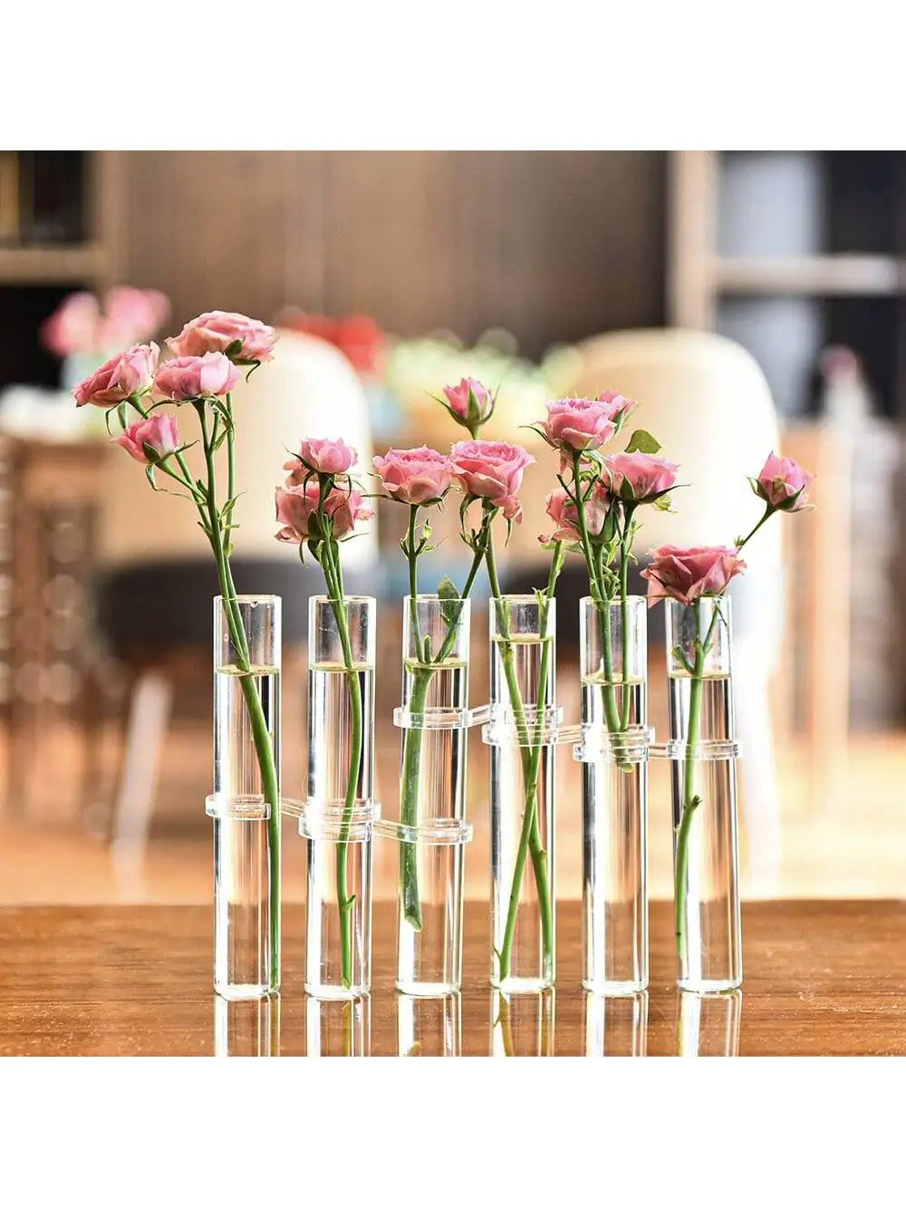 High Concerned Glass Test Tube Flower Vase Hanging Planter For Home Decor