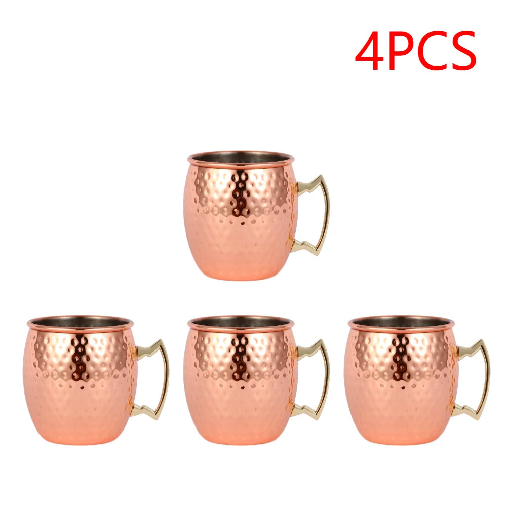 Drinkware Moscow Mule Copper Mug Stainless Steel Goblet