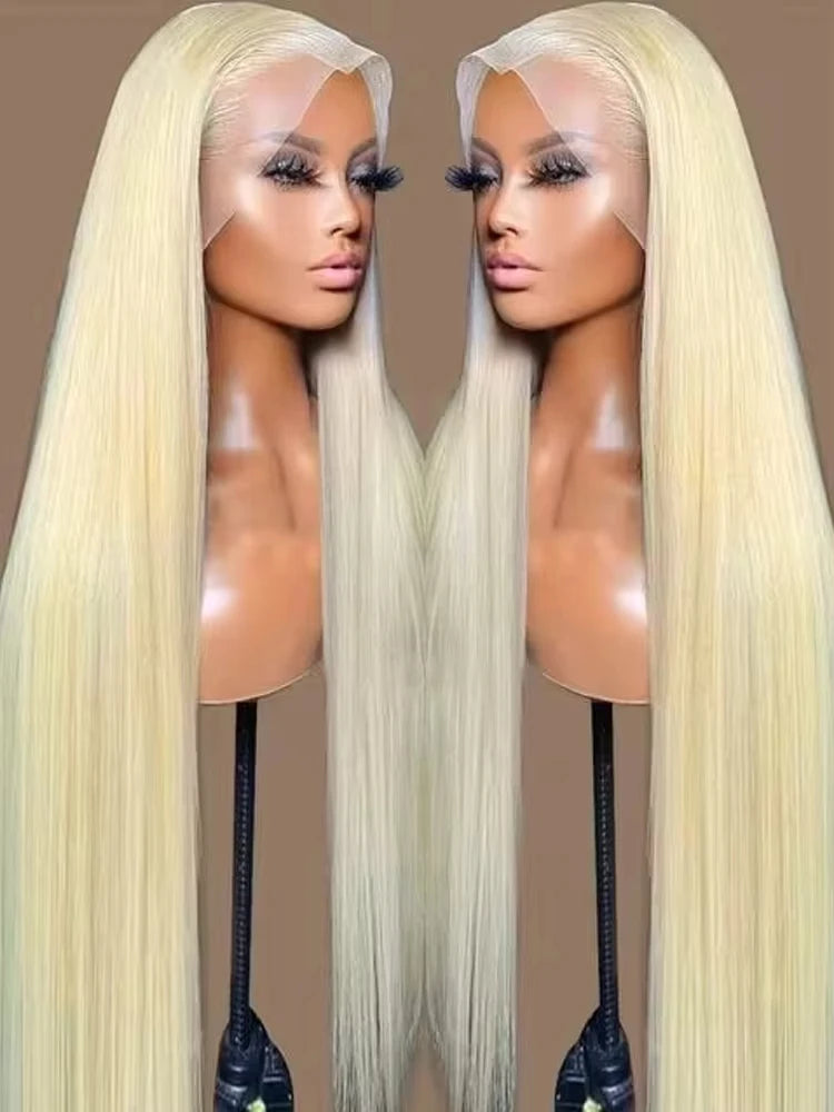 38 Inch 613 Honey Blonde Body Wave High Density 13x6 HD Lace Front Human Hair Wigs 13x4 HD Lace Frontal Wig for black women