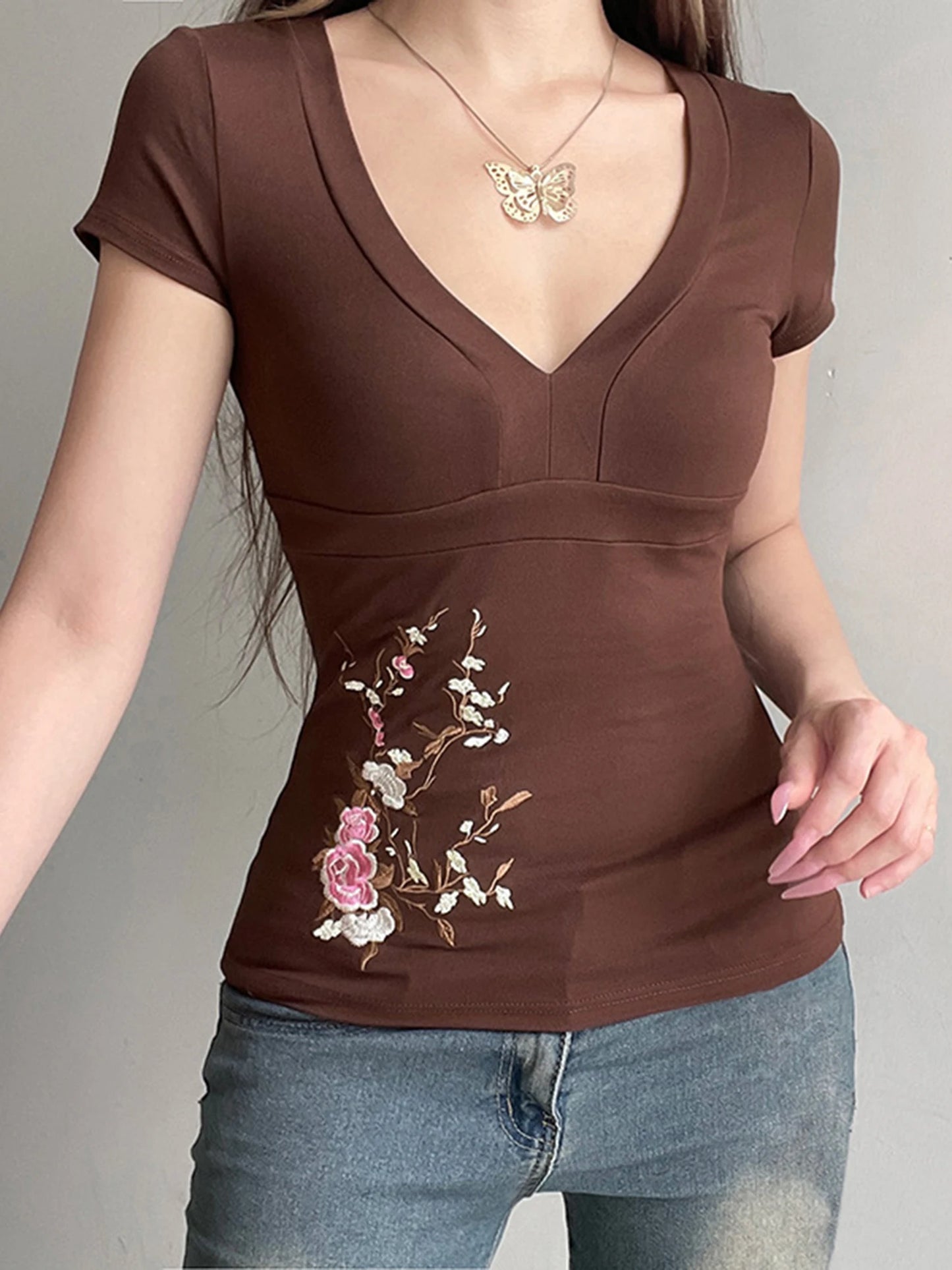 Women s Boho Style Off-Shoulder Ruffle Sleeve Floral Print Blouse Casual Loose Fit Summer Top Beachwear Streetwear