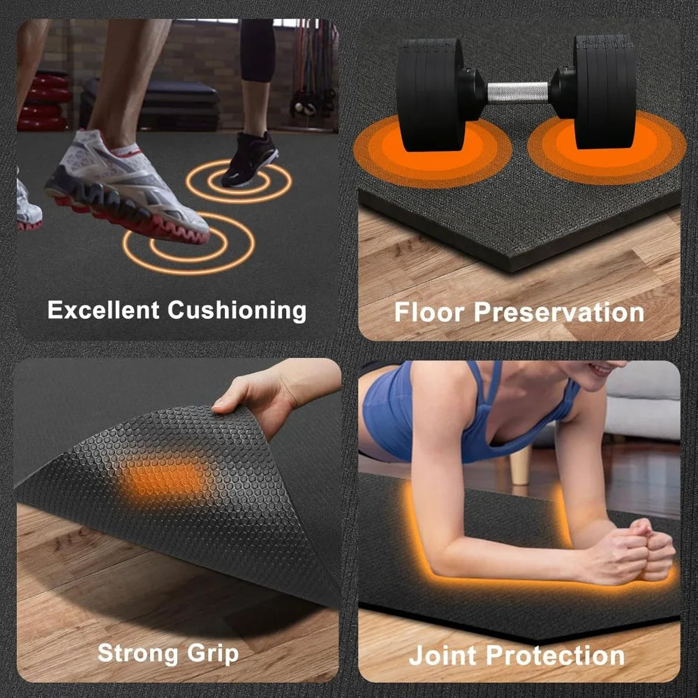 Durable Home Gym Mats Flooring For Fitness MMA And HIIT