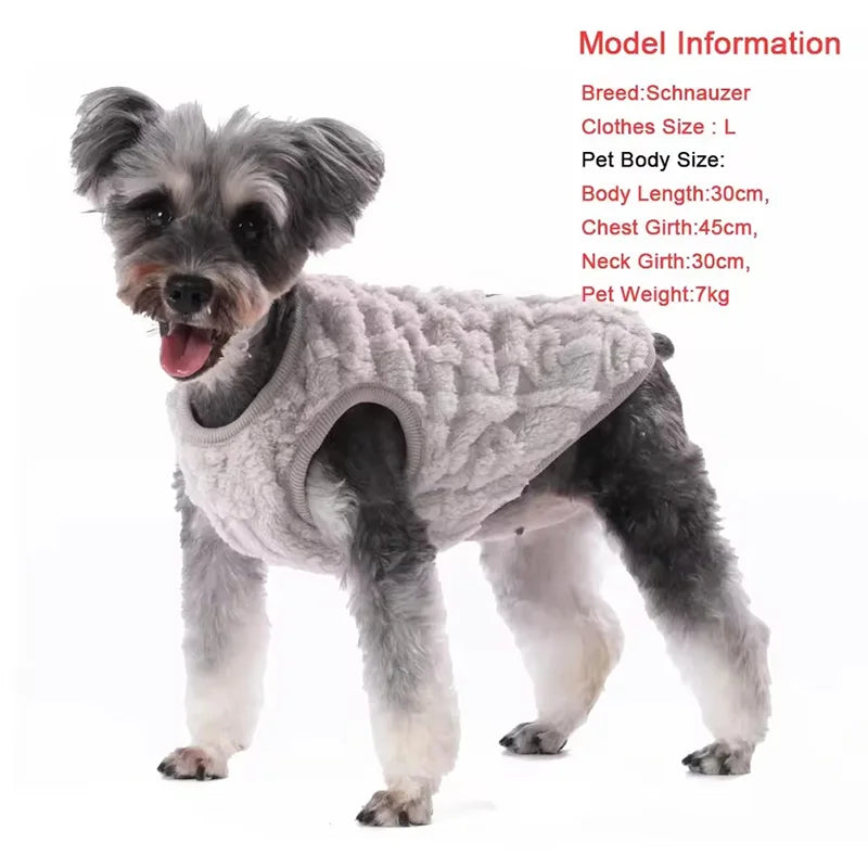 Cat Dog Soft Cozy Clothes Autumn Winter Warm Fleece Sweatshirt for Small Medium Dogs Puppy Kitten Jacket Coat Pet Teddy Sweater