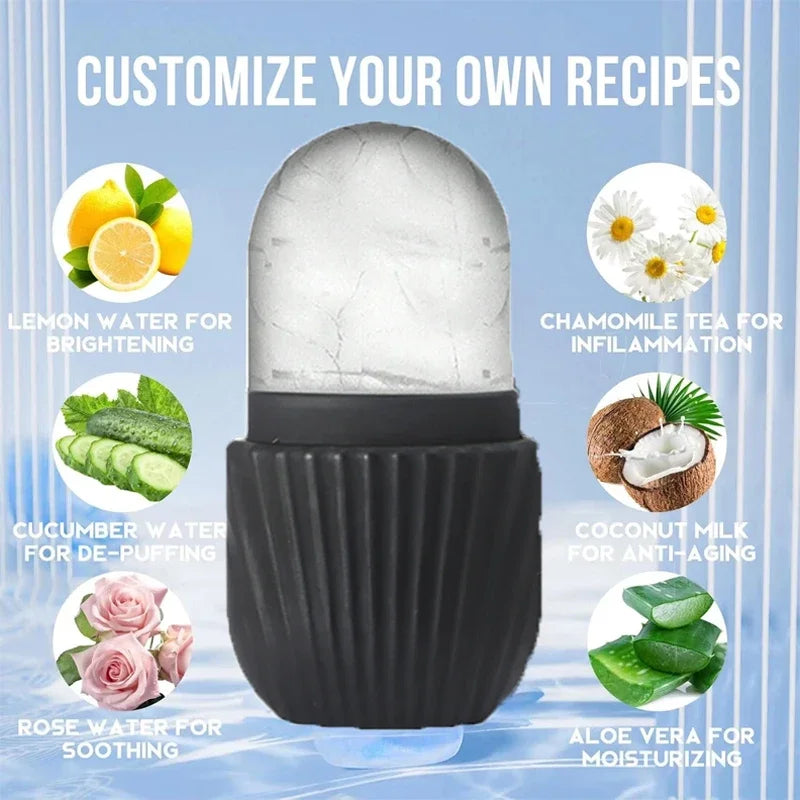 Hign-Concerned Ice Face Roller Stainless Steel Skincare Tool