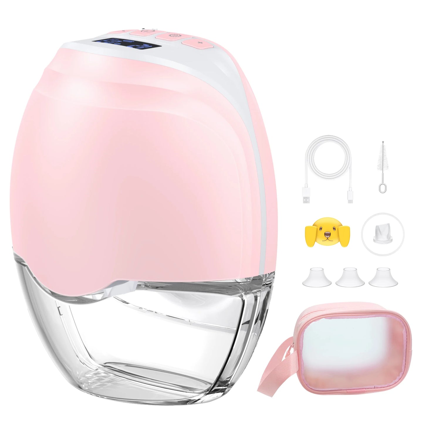 Jheppbay Wearable Hands Free Electric Breast Pump with LED Display