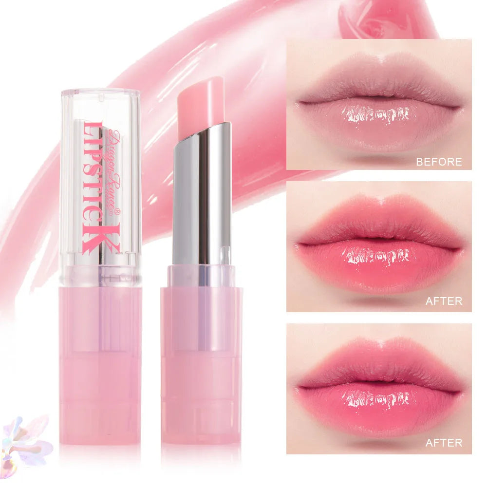 4-piece colored lipstick, long-lasting moisturizing, moisturizing, non discoloring, non staining cup, waterproof warm changing l