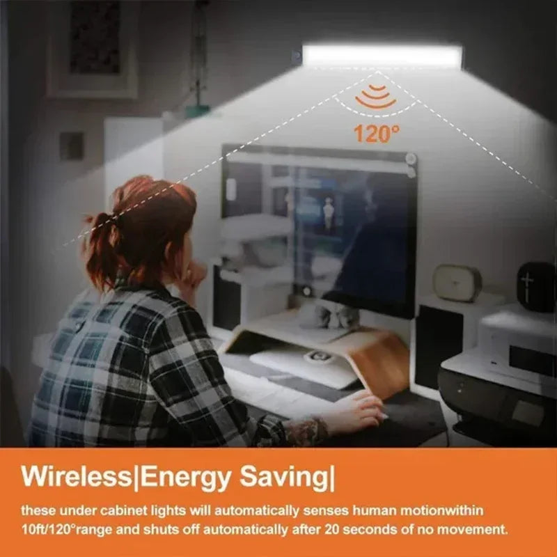 Super Cheese Motion Sensor LED Under Cabinet Lamp Dimmable