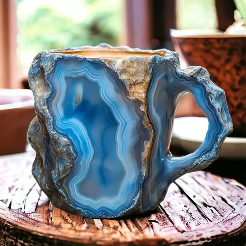 Hign-concerned Mineral Crystal Mug Coffee Cup Gift Set