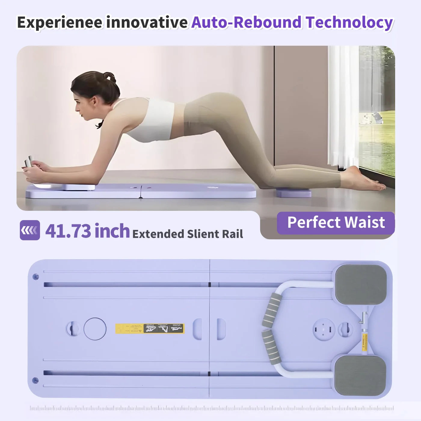 Pilates Board Ab Core Trainer Foldable For Full Body