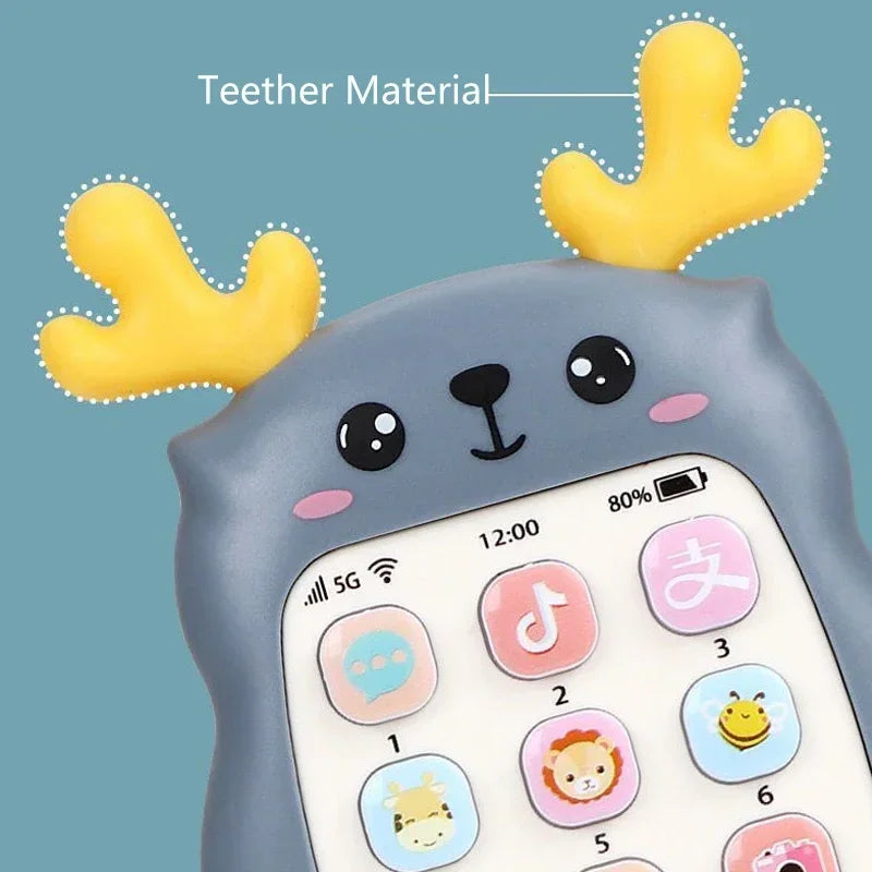 SMHXIANGQIANJIN Baby Phone Toys Bilingual Music Teether Toy