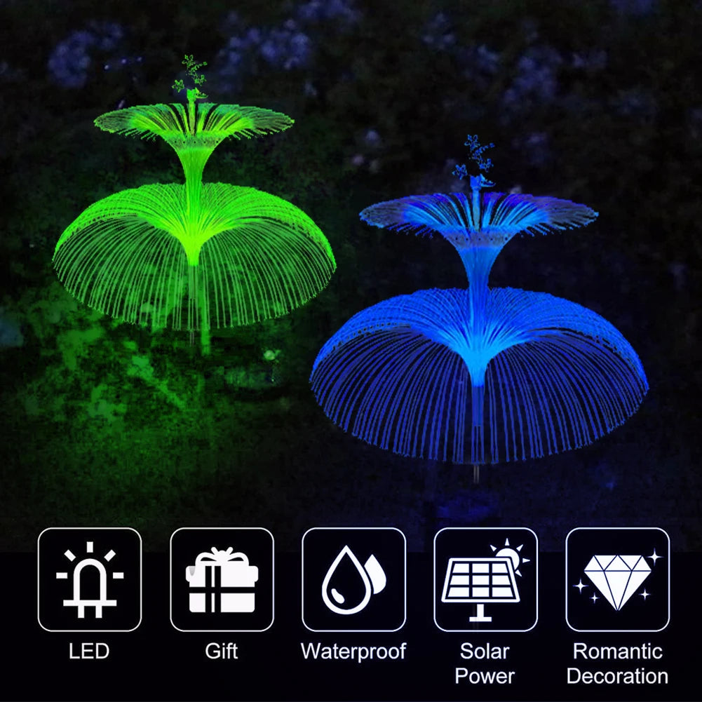 HobbyLane Solar Garden Lights Jellyfish Star Waterproof