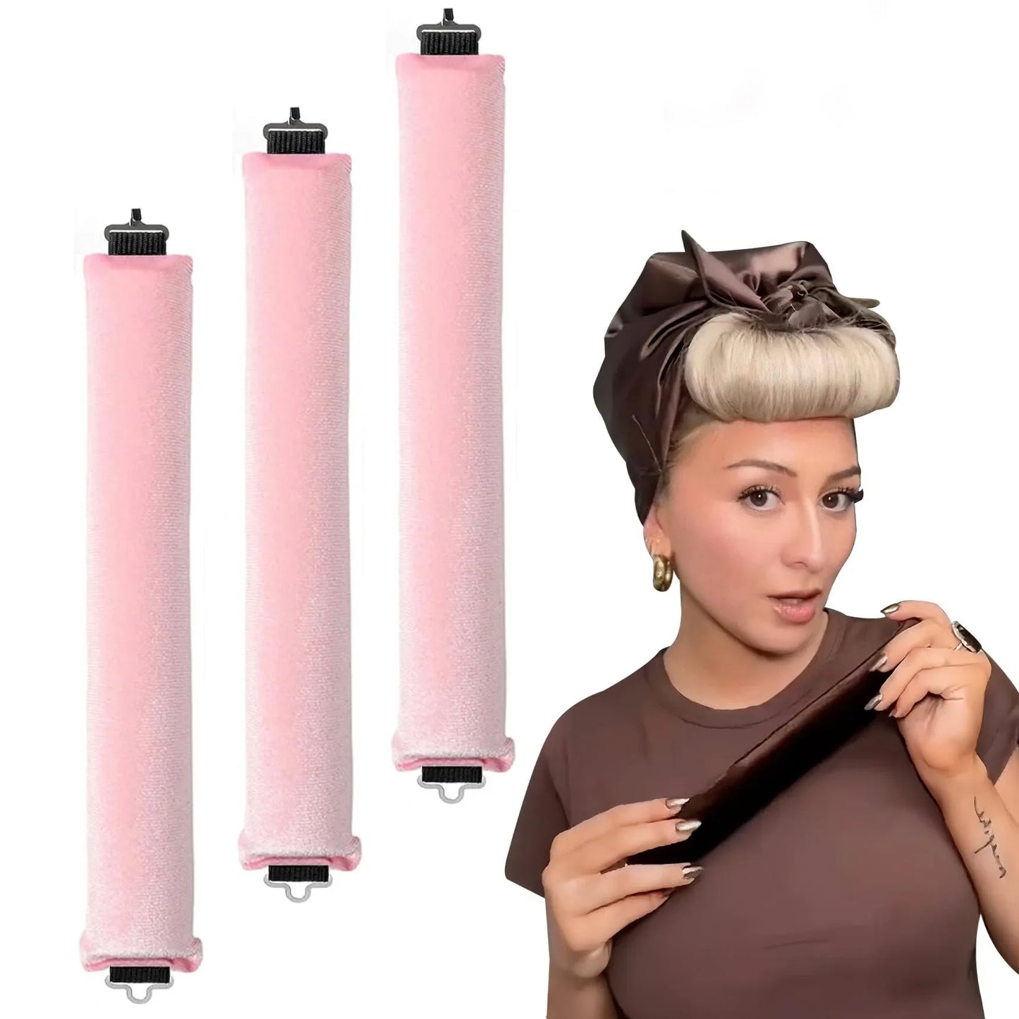 Feature1 Heatless Hair Curlers No Heat Rods For Soft Curls