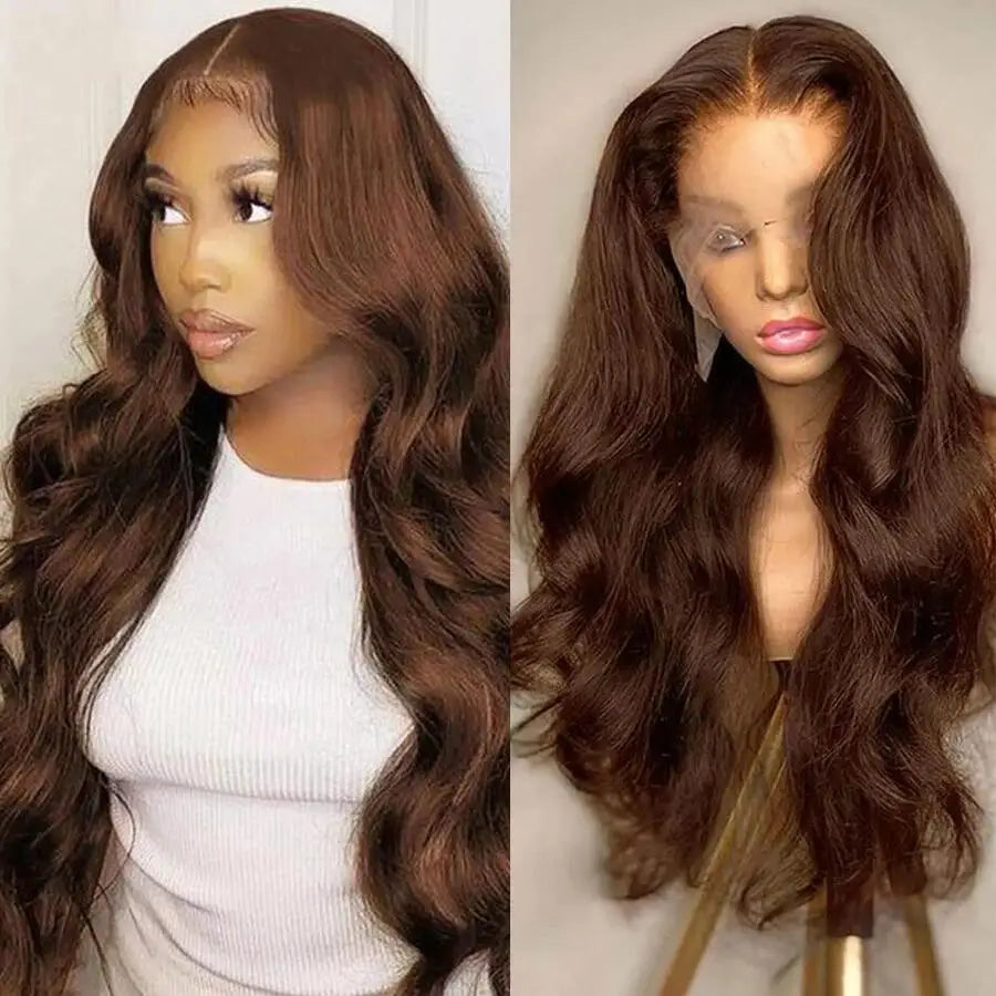 Hairvev Lace Front Human Hair Wig Body Wave Brazilian