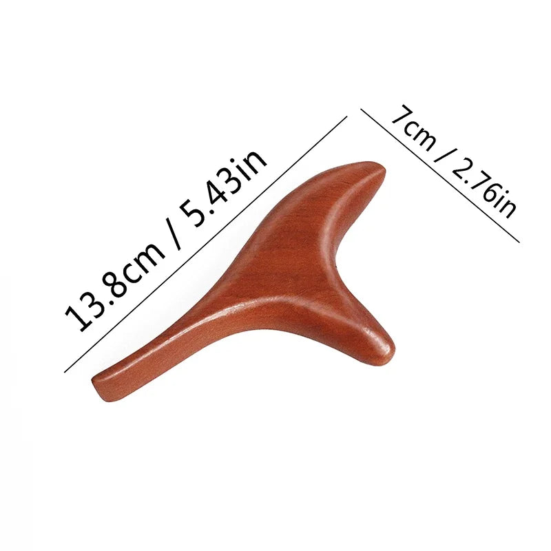 Massager For Body Wooden Massage Stick Set Acupuncture Massage SPA Therapy Tool Point Acupoint Stick Treatment Guasha Relax