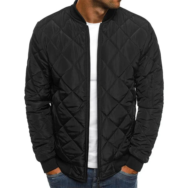 Men's Lightweight Mesh Jacket With Baseball Collar Casual