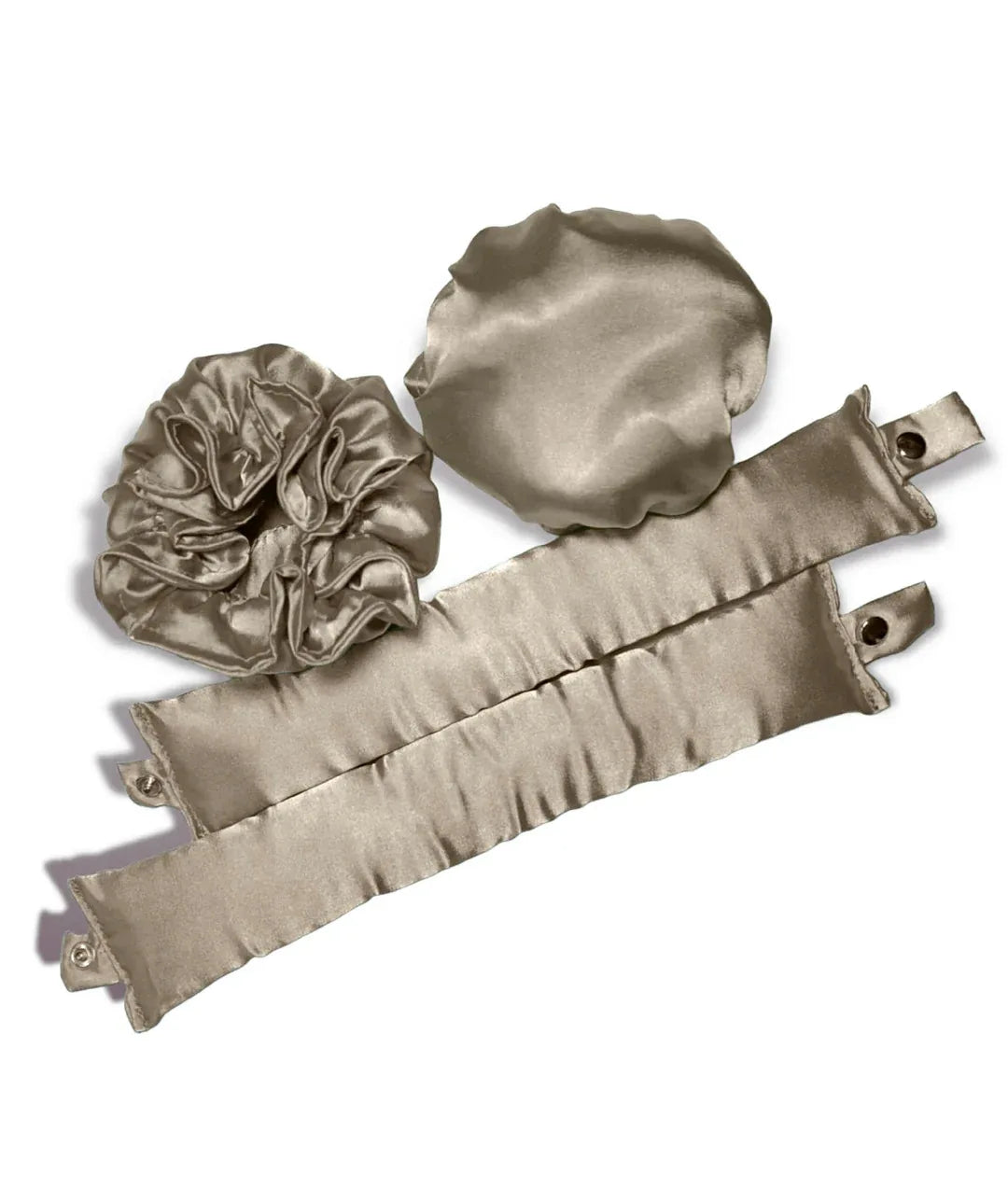 Hign-concerned Heatless Curling Headband Bonnet Satin