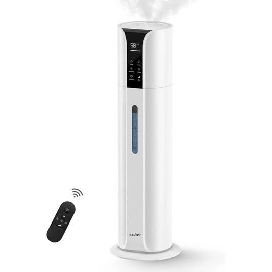 Sejoy Ultrasonic Humidifier For Bedroom With Essential Oil Remote