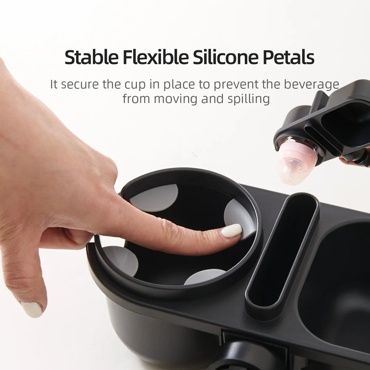 Sunveno 3In1 Multifunctional Baby Stroller Cup Holder Phone Snack Holder