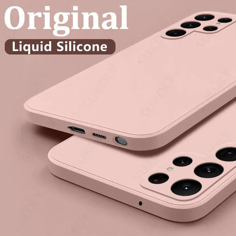 Design Shockproof Liquid Silicone Case For Samsung Galaxy