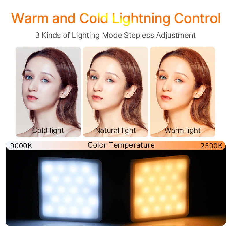 VIJIM VL49 RGB PRO Full Color LED Video Light With Diffuser