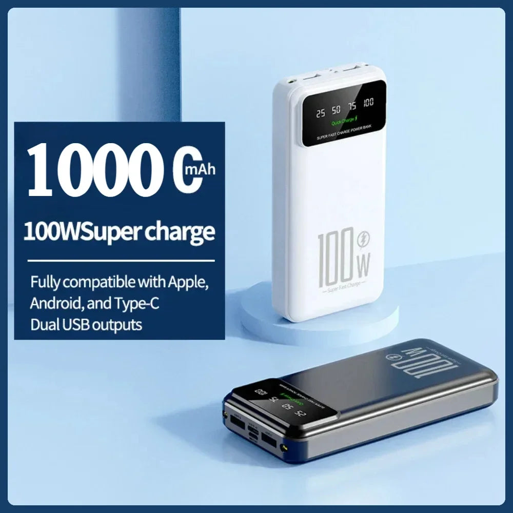 Mijia 10000mAh 100W Fast Charge Power Bank Portable Charger