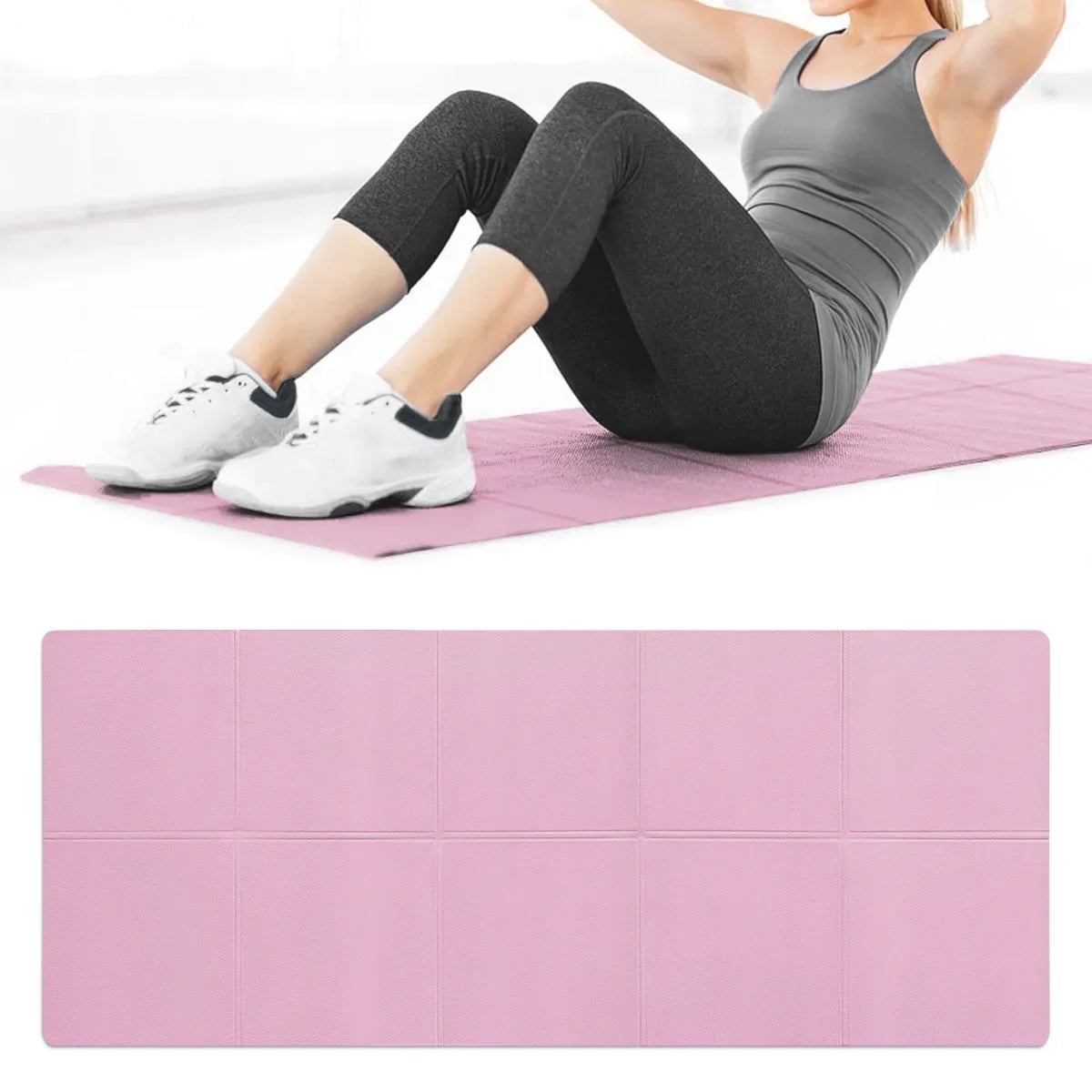Hignconcerned EVA Yoga Mat Anti Slip Exercise Fitness Mat