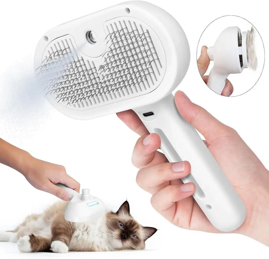 Hign-concerned Dog Cat Comb Self Cleaning Dematting Brush