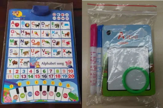 TWISTER.CKCN Interactive Alphabet Wall Chart for Toddlers