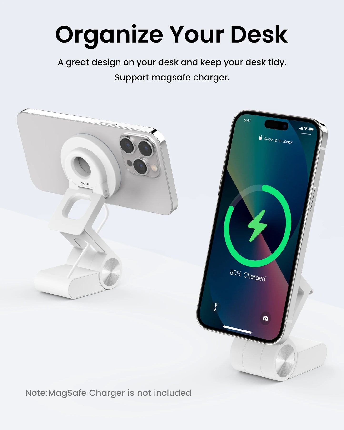 SODICharger Continuity Camera Mount For MacBook Desk Setup