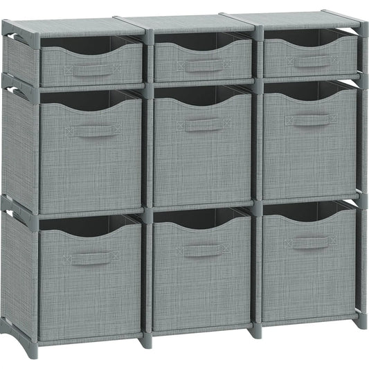 Hign-concerned Cube Closet Organizer With Bins And Drawers