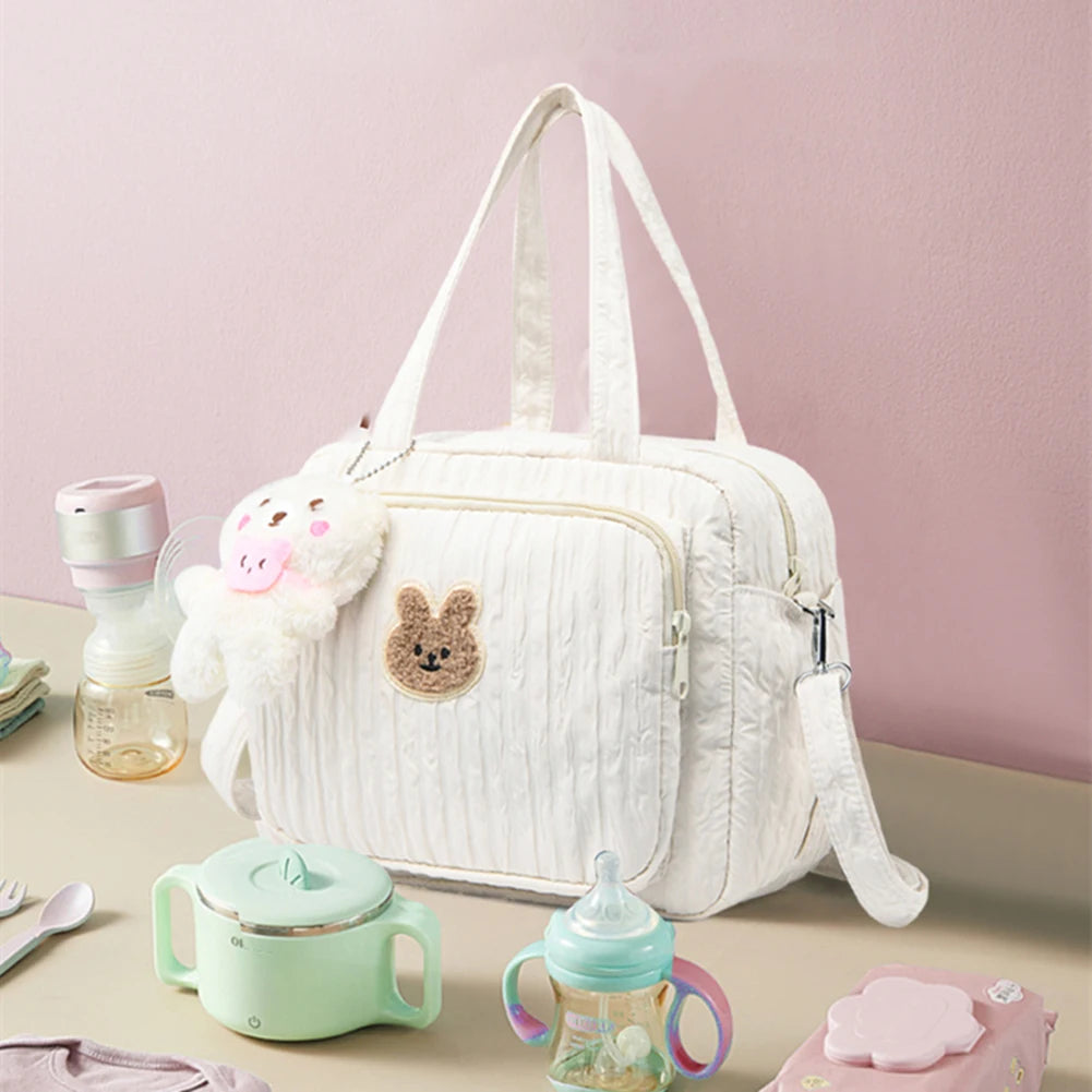 Cute Cartoon Diaper Bag For Moms Nylon Organizer Tote