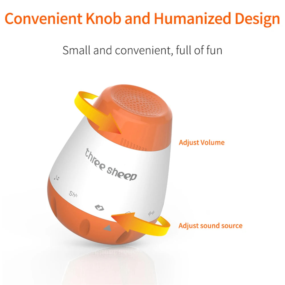 Baby White Noise Machine With Smart Music Voice Sensor