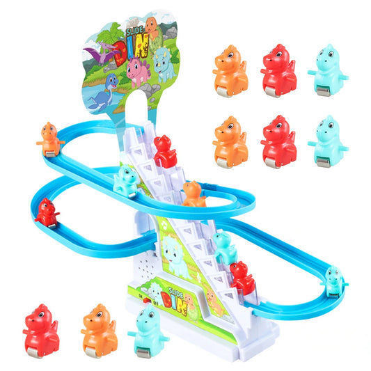 Electric Dinosaur Track Slide Toy Educational Kids Learning