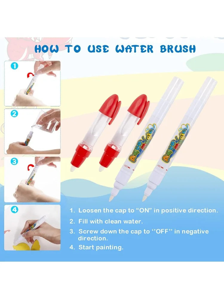 Hign Concerned Water Doodle Mat Dinosaur Drawing Pad Toy