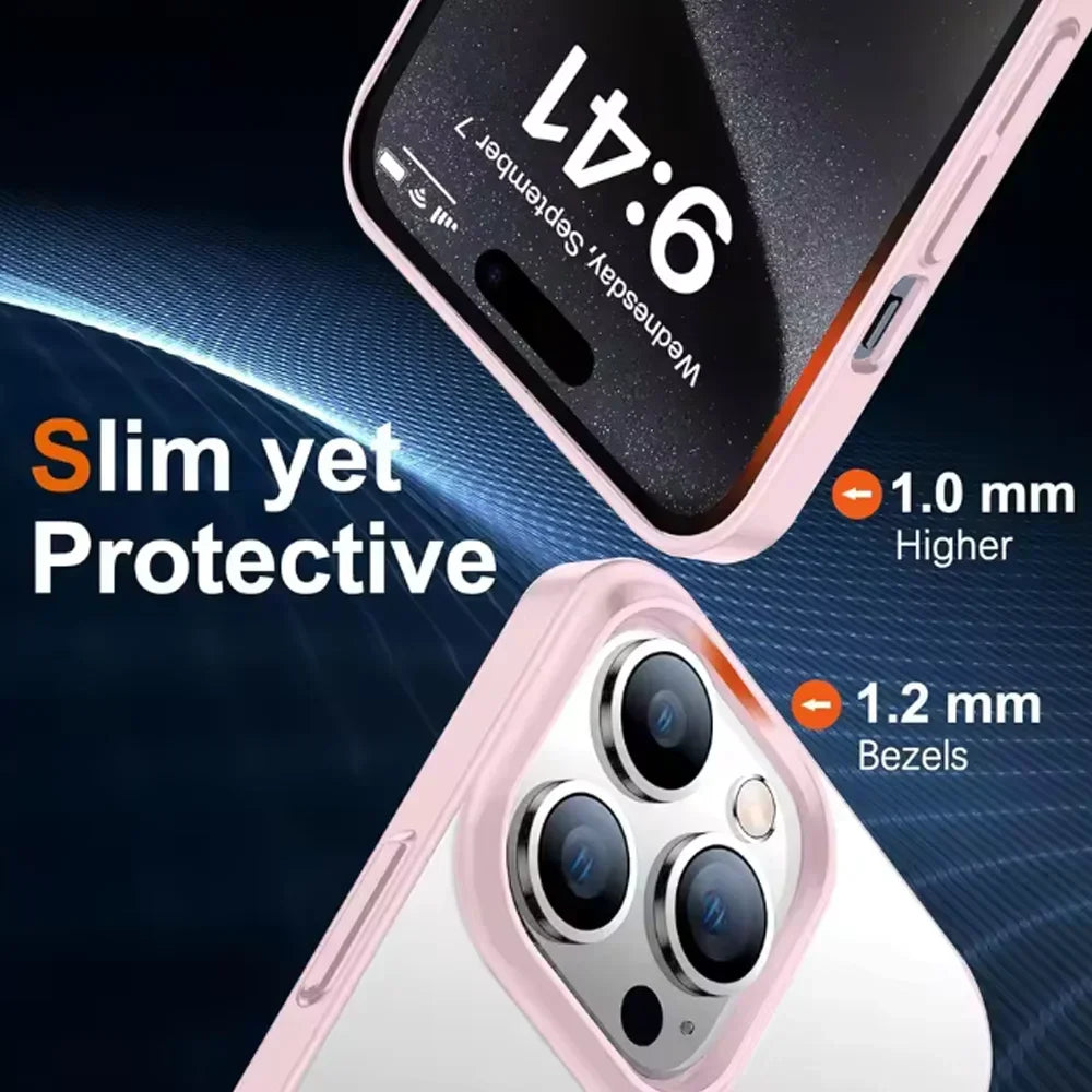 Plain MagSafe Case For IPhone Wireless Charging Slim