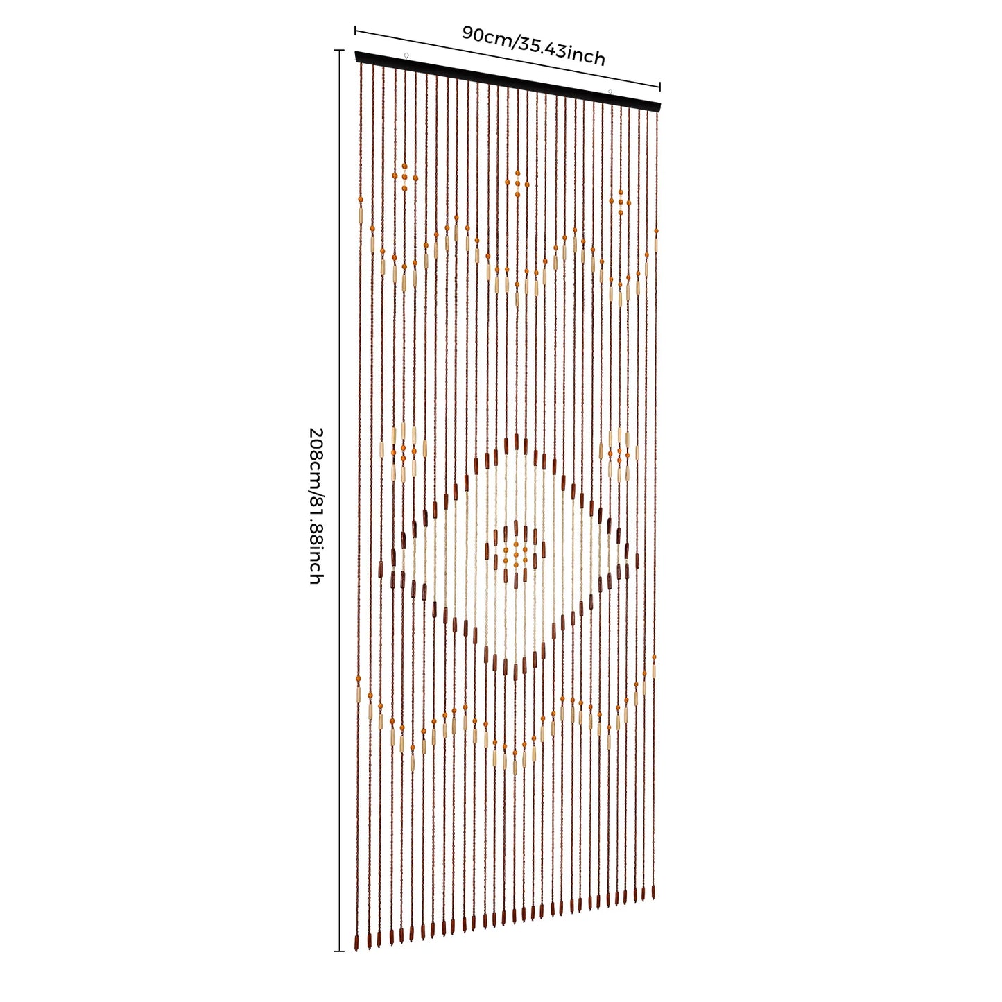 Zhejiang Wooden Bead Door Curtain Fly Screen Living Room