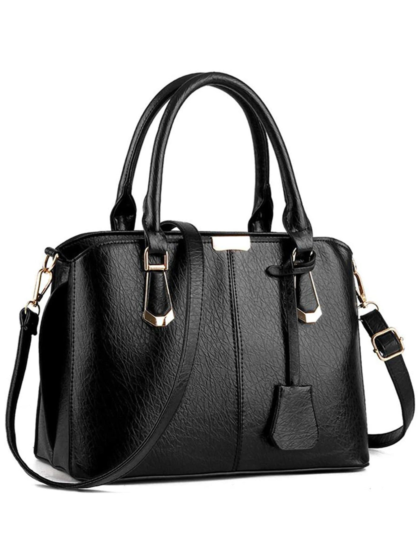 Pahajim PU Leather Handbag Satchel Tote For Women Everyday