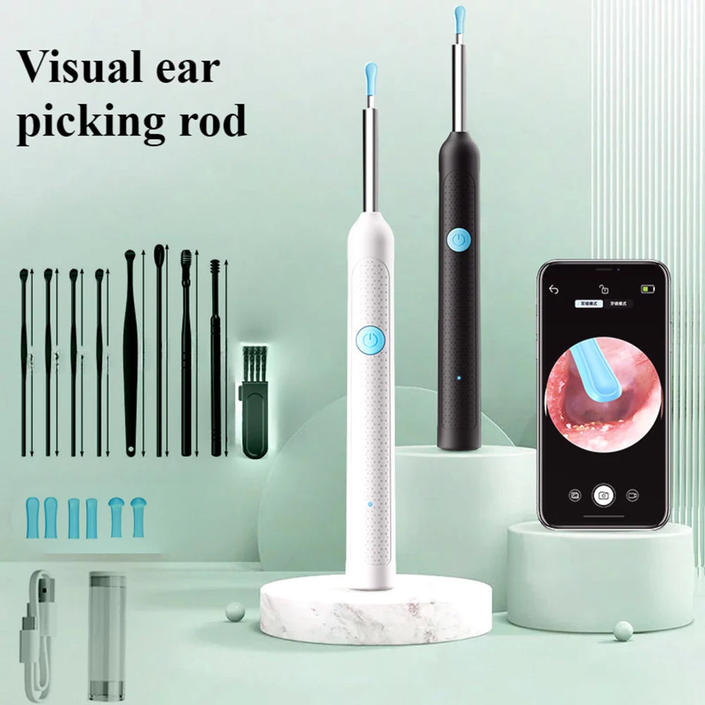 Ear Cleaner Set Smart Visual Wax Removal Tool With Camera