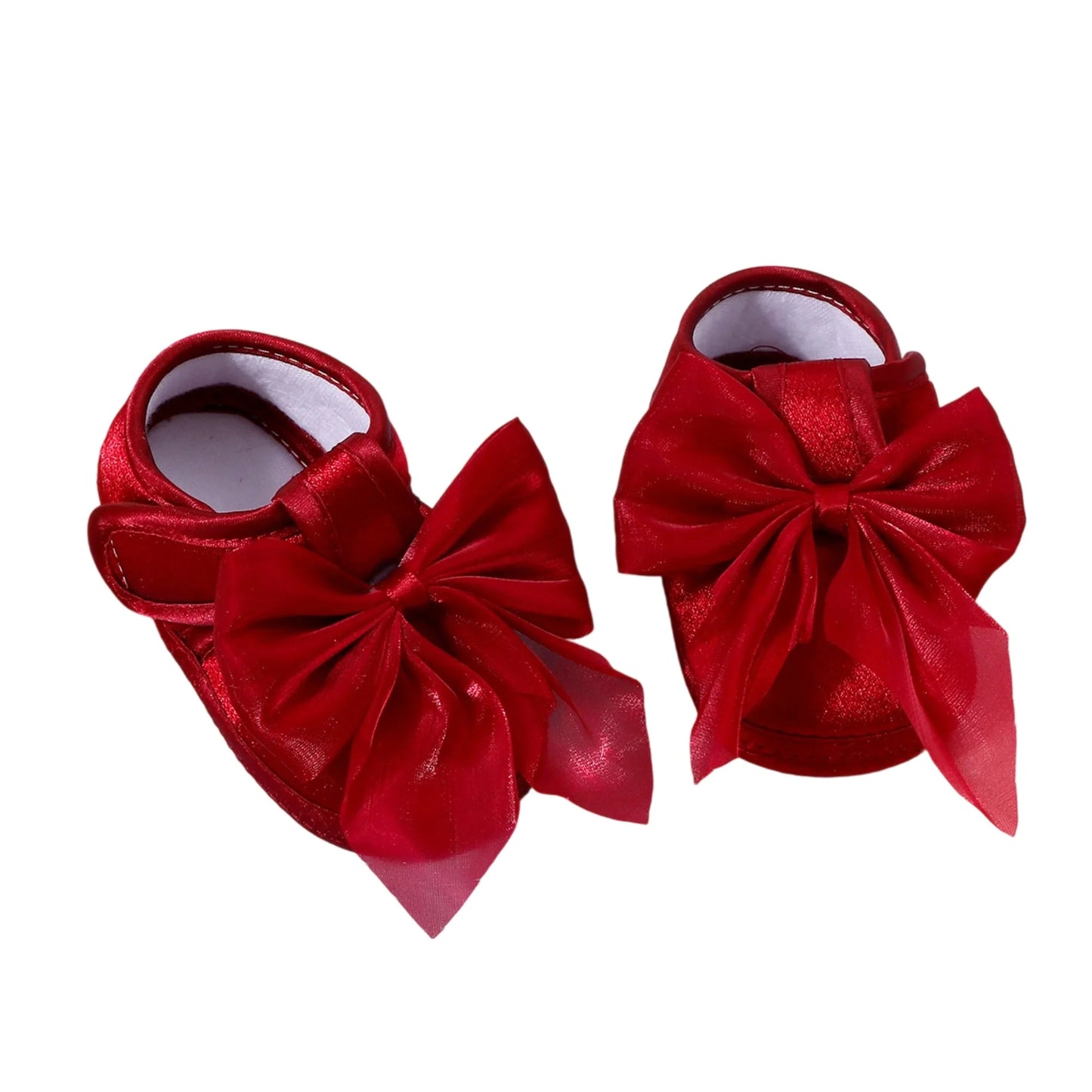 CN Guangdong Sparkly Mary Jane First Walkers Shoes With Bow