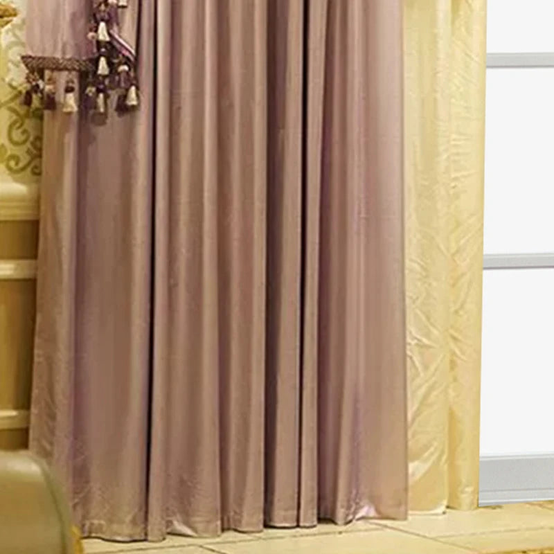 CN Zhejiang Thickened Flanged Cloth Floor Curtain 2Pc