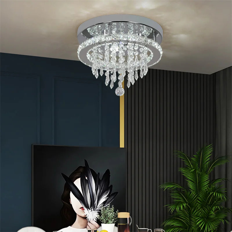 Modern Minimalist Chandelier Dimmable For Living Room Home Decor Led Ceiling Light With Remote Control Hanging Lighting Fixtures