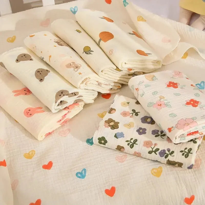 CN Baby Muslin Swaddle Blanket Cotton Receiving Blanket
