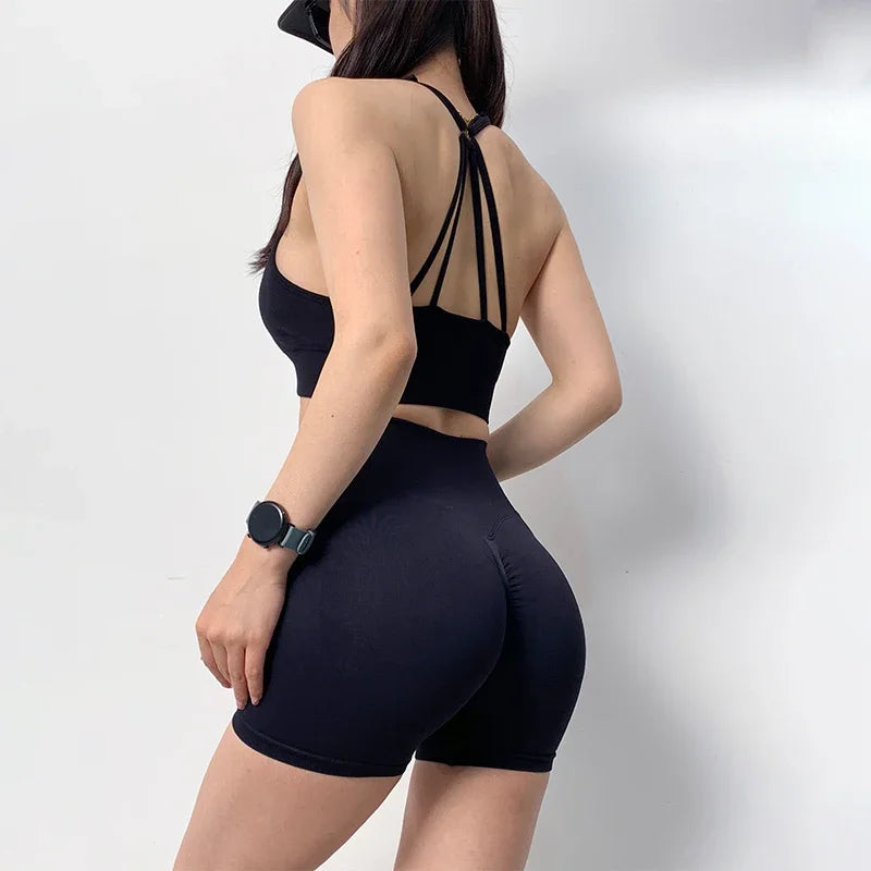 Women Yoga Sets High Waist Workout Outfits Tracksuit