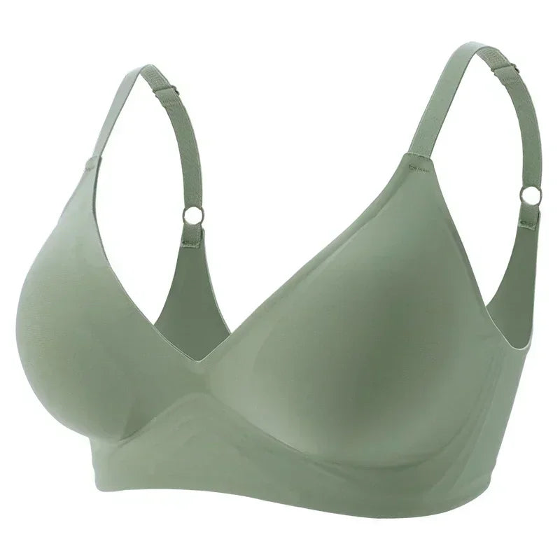 Seamless Wireless Padded Bralette Bra For Women Removable Padding