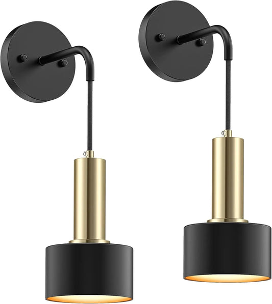 PRTILOUD Battery Operated RGB Wall Sconce Set With Remote