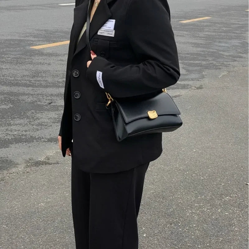 DawndessloCN Underarm Crossbody Bag For Women Square Tote