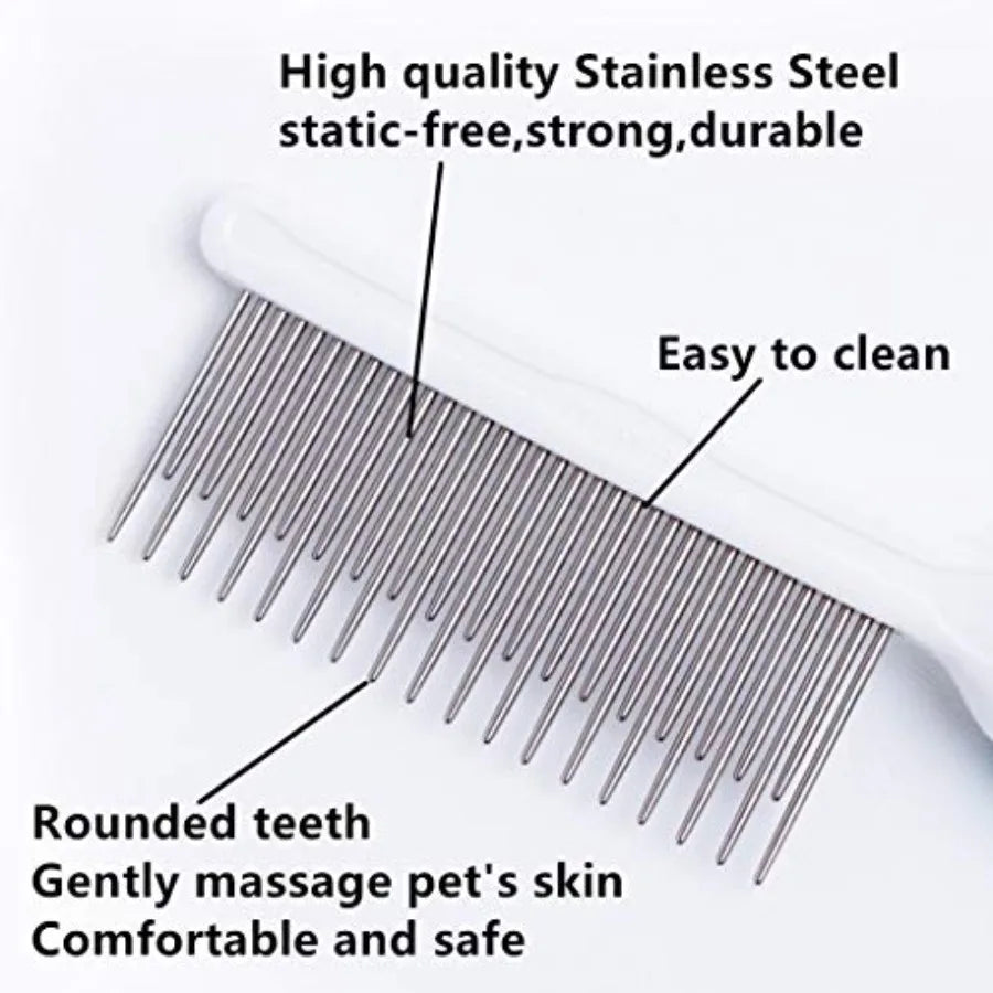 Hign-concerned Long Short Teeth Pet Comb For Dogs And Cats