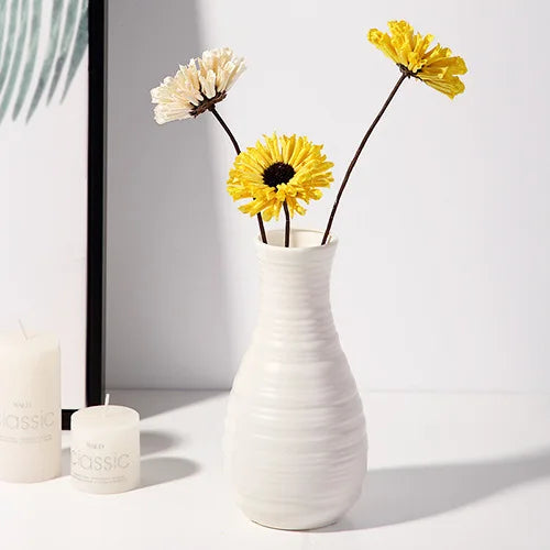 Function Nordic Plastic Vase Modern Simple Small Flower Pot