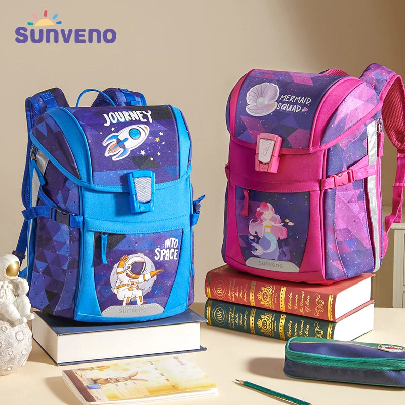 Sunveno Kids Backpack School Bag Unisex For Boys And Girls